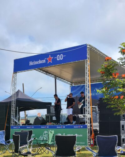 Palco em estrutura boxtruss